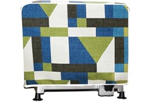 MAGIE DI CASA Copri affettatrice in cotone cm 43x56x31 Made in Italy (GEO BLU)