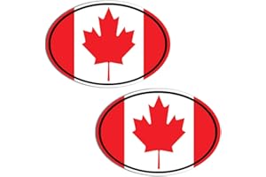 Biomar Labs® 2 x naklejki winylowe kalkomanie Kanada Narodowa Kanadyjska flaga Samochód motocykl Kask B 203