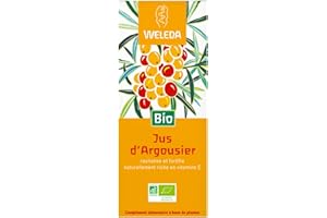WELEDA - Jus d'Argousier - Revitalise et fortifie, riche en vitamine C naturelle - Sans sucre ajouté, sans alcool, sans additif de synthèse - Vegan*** - 200 ml