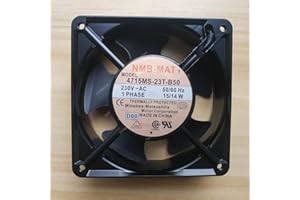 CYRMZAY Compatible pour NMB High Volume Ventilateur 4715MS-23T-B50 Cabinet Ventilateur 230V UPS Power Ventilateur