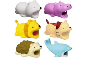 J U H U T O N G Cute Animal Bites Cable Protector Various Animal Cable Chewers Cable Prevents Cable Break Cable Protector Case for iPhone/iPad (Style 3)