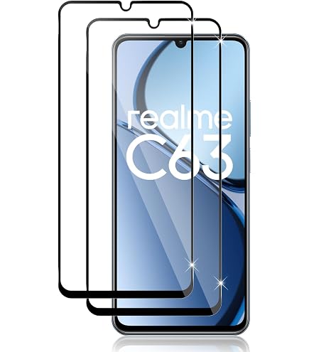 chejuza vetro temperato per Realme Note 60 [2 Pezzi],Installazione Rapida, Copertura Completa, Senza Bolle, Durezza 9H Vetro,Alta Definizione Protezione Pellicola Salvaschermo