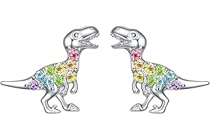 JAGOSEN Pferde Mädchen Geschenk Ohrringe Pferd Mädchen Silber Schmuck Mädchen Rhinestones Pferd Ohrringe Geschenke Für Mädchen Damen