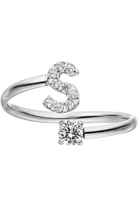 Bagues Acier Inoxydable Danger Bague Lettre Ajustable Purelei