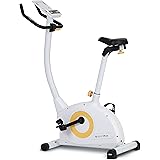 SportPlus| COMPACT Vélo d'appartement, 24 niveaux de résistance, pulsomètre intégré & compatibilité avec les applis, cardio-t