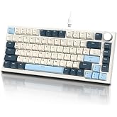 ATTACK SHARK K85 Mekanik Klavye &ndash; 75% Kompakt Tasarım, Manyetik Anahtarlar, Ayarlanabilir Tepki S&uuml;resi, RGB Işık, D&ouml;ner Kontr