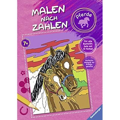 Malen nach Zahlen: Pferde