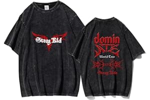 KASENFASHION Stray Kids Fan T-shirt 2025 – Unisexe à manches courtes avec imprimé, merch K-Pop de style Harajuku