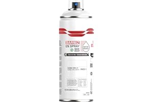 H HANSEL HOME Pintura Spray Base Agua 400ml - Para Muebles, Metal, Plástico y Madera - Ecológica y Sin Olor, Colores Duraderos - Barniz Brillo, 1 unidad