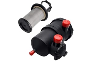 Riloer Tanica raccogli olio Filtro inox Serbatoio universale Provent 200 Filtro sostitutivo Turbo Diesel Tanica raccogli olio compatta con deflettore 4WD Turbo Charge Diesel