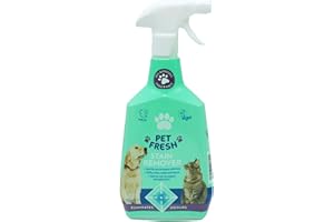 BARGAINSTORE Pet Odour & Stain Remover Spray – Pet-Safe, Vegan, Cruelty-Free 750ml – Made in UK – Eliminates Dog & Cat Urine, Faeces & Vomit Stains from Carpets & Upholstery