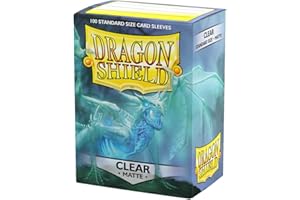 Dragon Shield 11001 matowy standardowy rozmiar rękawy 100 szt. - przezroczysty