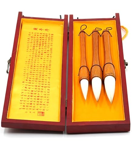 XSMYMX no ink chinese calligraphy setSet di pennelli per calligrafia cinese Pennello per pittura in lana di donnola