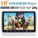 Produktbild prettygood7 Monitor Wasserdicht HDMI 10,1 Zoll HD Digital LCD Tragbarer DVD Player mit zusätzlichem Bildschirm Panel Externe Display Neue Universal Auto Kopfstütze Monitor USB/SD Player IR/FM