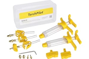 TerchPilet Kit di spurgo freni per biciclette: spurgo professionale per SRAM e Avid tutte le biciclette serie DOT freni a disco idraulici, set di spurgo per freni a disco con codice guida