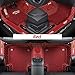 Produktbild Custom Fit 3D Auto Teppich FloorLiner Fußmatten, Auto Front & Rear Liner Fußmatten Teppich Für Volvo S60L, XC90, XC60, S90 (2019), V40,Red
