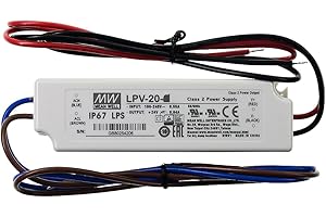 MEALDOO Mean Well Pilote LED LPV, LPV-20-12 20 W 1,67 A