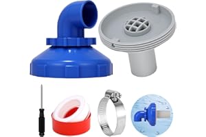 CHONGQILAO Pool Einlaufdüse 360° Drehbar, Einlaufdüse Pool 32mm, Pool Düsen Set, Düse Pool Auslassdüse, Einströmdüse für Stahlwandpool, Einströmdüse Pool Zubehör, für Intex Bestway Pool Düse Auslass Ausströmer