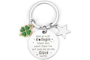 BOMEON Abschiedsgeschenk Kollegen Schlüsselanhänger Kollegin Wichtelgeschenk für Arbeitskollegin Geschenk-Idee Abschiedsgeschenk Geschenkideen Freunschaft Kollegen Jobwechsel Abschied Geburtstagsgeschenk