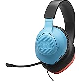 JBL Quantum 100N, casque gaming circum-auriculaire filaire, micro amovible, QuantumSURROUND Signature, comfortable, compatibi