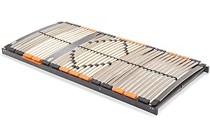 ‎BMM BMM Lattenrost 100x200 cm Premium XXL bis 180 kg geeignet/TÜV Zertifiziert/7 Zonen/zur Selbstmontage/für alle Matratzen/Höhe 10 cm/Lattenroste produziert in Deutschland