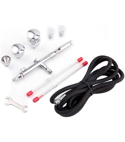 Kit Pulizia Aerografo Professionale - Set Spazzole E Aghi Acciaio Inox Per Pistola A Spruzzo - Foto 6
