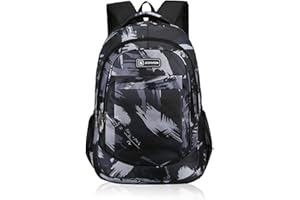 UieaMsio Sac a Dos Scolaire College,Garcon Femme Cartables,Fille Ados Sac à Dos Collège,Sac à Dos Ecole Lycee,Lycéenne Collégienne Sac à Dos,School Leisure,pour Garçons, Filles, Hommes, Femmes