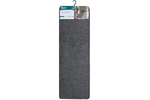 JVL 01-885CH Tanami Two tone Fleck Barrier Runner Door Mat, Charcoal, 50 x 150 cm