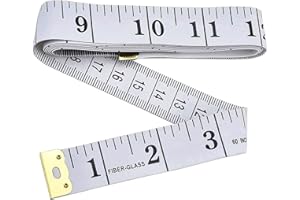 SBYMX Ruban à Mesurer 60 Pouces150 cm Doux souple à petit prix sur Mesure pour Tissu, mesure Corps, le tour de poitrine, tour de taille,