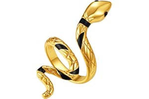 FindChic Ring für Damen Herren, vergoldeter Offener Ring-Verschiedene Design Ring- 3 Paar Set Fingerring Geeignet als Verlorbungsring Partnerring