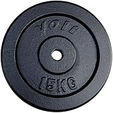 Voit T5521 Pl101 15Kg D&ouml;k&uuml;m Flanş Ağırlık Plaka Unisex, G&uuml;m&uuml;ş, Tek Beden