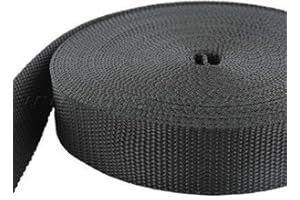 ggm - Cinghia in polipropilene, 10 m, spessore 1,4 mm, colore nero (UV) 30 mm