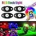 Price comparison product image AMBOTHER 4Pcs LED RGB Underbody Light Kits App IOS Android Control pwixogkk68