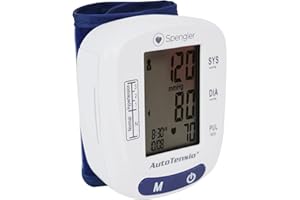 Tensiomètre poignet SPENGLER Autotensio, Tensiomètre Electronique Poignet pour Automesure, Facile d’Utilisation, Mobile, Précis et Fiable (Bleu Myrtille)