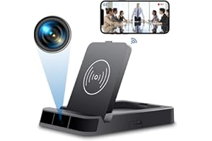 DIPREVO Mini Camera Espion WiFi, 4K/1080P Caméra Cachée de Surveillance sans Fil 160° Grand Angle Interieur Vision Nocturne Détection de Mouvement Micro Espion Cachee Spy Cam - Contrôle avec App IOS, Android