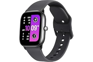 Vancle Pasek do Amazfit GTS 2 Mini / GTS 4 Mini / GTS 4 / GTS 3 / GTS 2 / GTS 2e dla kobiet i mężczyzn, silikonowy, sportowy pasek zapasowy do zegarka Amazfit GTR Mini / GTR 42 mm