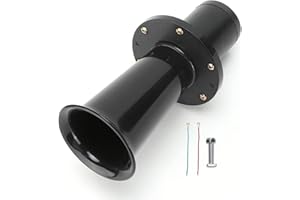 AMONIDA Air Horn, 110DB 12V Loud Antique Klaxon Universal Classic Vintage Style for Cars Motorcycles Boats (Black)