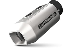Golf Range Finder up to 1000 Yards | Distance Measuring Device for Yardage Shot Scope | Pocket Size with Magnifying Lens & No Need to Recharge | Rangefinder by Happy Golfer™