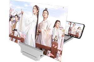 GXDJC 14/20/28/42 Pulgadas Aumento Pantalla Movil For Teléfono Inteligente, Amplificador Pantalla Movil 3D De Teléfono Móvil For Películas, Videos Y Juegos, Compatible Con Todos Los Teléfonos Inteligentes