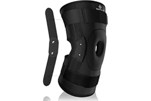 NEENCA Kniestütze mit Scharnier, Kniebandage für Männer & Frauen,Offenes Patella Knieschoner für Knieschmerz,Geschwollen,Meniskusriss, Arthritis, Gelenkschmerzlinderung, ACL,PCL,MCL
