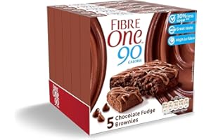 FIBER ONE Fibre One 90 Calorie Chocolate Fudge Brownies 7 x 4 x 24g
