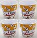 Popcorn Serving Tub 7.5" X 7.5"- Set of 4 Bowls RS.2199.00