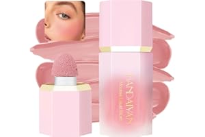 ANGLICOLOR HANDAIYAN Blush Liquide,Blush Léger et Aérien,Blush Creme Longue Durée et Résistant aux Bavures,Très Pigmenté,Fard à joues Naturel Maquillage(05#mystery)
