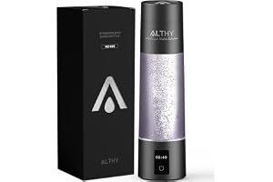 ALTHY Prestanda – Vattengeneratorflaska med nano-väte, Dupont SPE & PEM, batteri- och tidsvisning