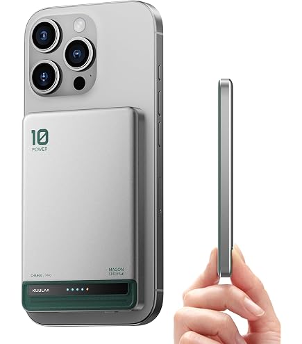 Batterie Externe Verbatim 20 000 MAh Avec Charge MagSafe 15W - Charge Rapide USB-C 20W - Pour IPhone 12-16 - Câble Inclus