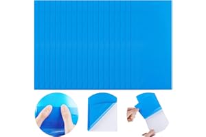 Zonon Parches Autoadhesivos de Reparación de PVC, Apliques de Vinilo para Revestimiento de Piscina Vinilo para Reparación de Cauchos Barcos Bote Inflable, Rectángulo
