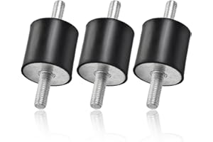 AEIOPRS 3 PCS L'isolatore di Vibrazione di Gomma Monta M6 20 * 20 Ammortizzatore di Scossa del Supporto di Gomma di Vibrazione della Pompa del compressore d'Aria Anti