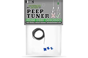 BOWMAR ARCHERY Bowman Archery Peep Tuner, Fix Peep Rotation with Ease, Effective and Easy to Install, 2 Sizes Included