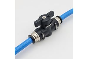 IGAD 8mm Push-in Tap for Water-Fed Brush Hose – In-Line On/Off Valve for Water-Fed Pole Systems