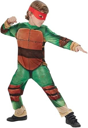 Ninja Turtles Ragazzi Costume - verde : Amazon.it: Giochi e giocattoli